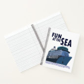 Carnet Amusement sur le bateau de croisière en mer (Intérieur)