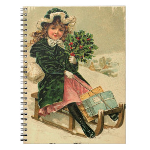 Carnet Amusement vintage d'hiver