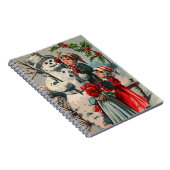 Carnet Amusement vintage d'hiver (Côté Droit)
