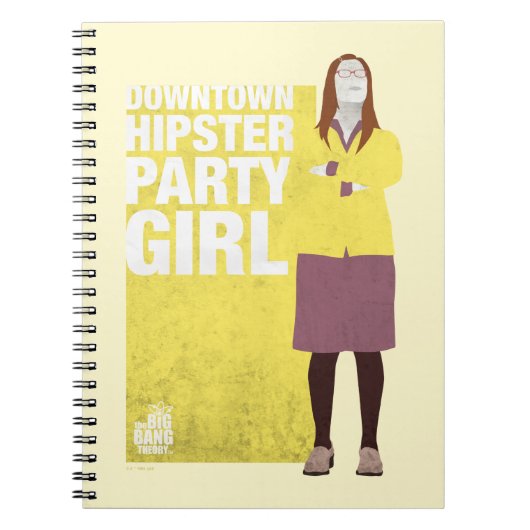 Carnet Amy | Downtown Hipster Party Girl (Devant)