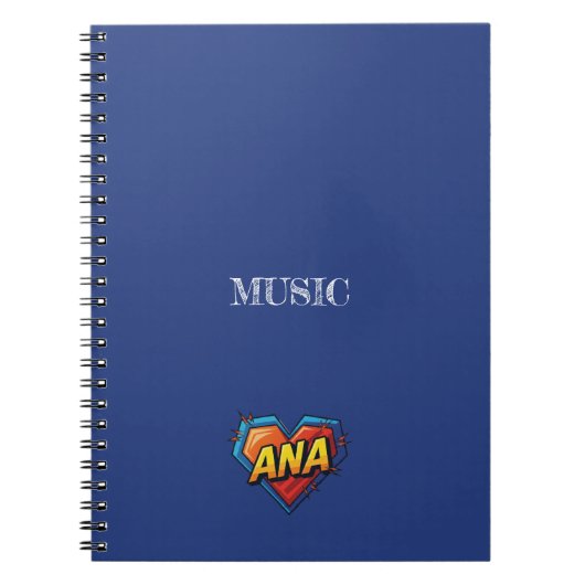 Carnet Ana Blue (Devant)