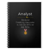 Carnet analyste (Devant)