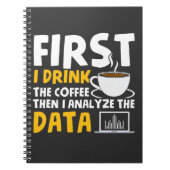 Carnet Analyste de comportement Analyste de données Ordin (Devant)