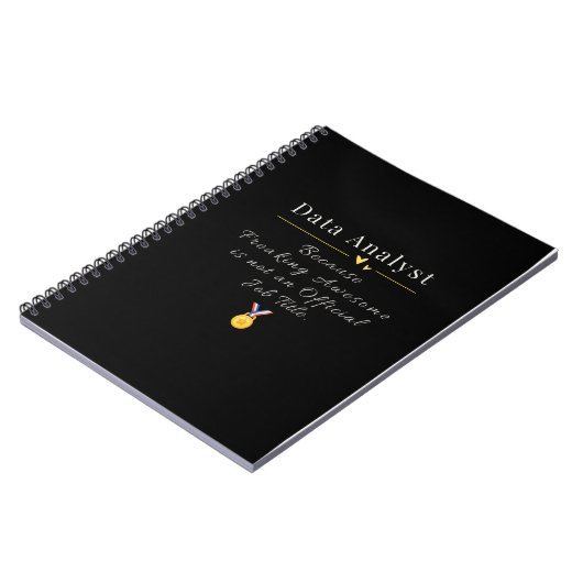 Carnet Analyste de données (Côté gauche)