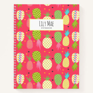 Carnet Ananas amusant personnalisé