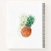 Carnet Ananas, couple doux. (Dos)