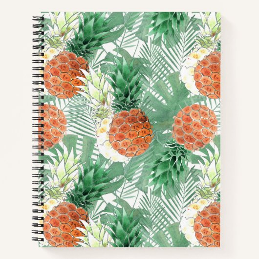 Carnet Ananas, couple doux. (Devant)