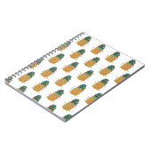 Carnet Ananas de Noël tropical (Côté gauche)