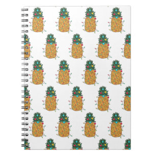 Carnet Ananas de Noël tropical