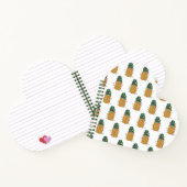 Carnet Ananas de Noël tropical (Intérieur)