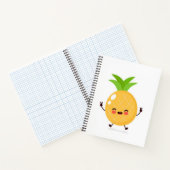 Carnet Ananas de paix mignon (Intérieur)