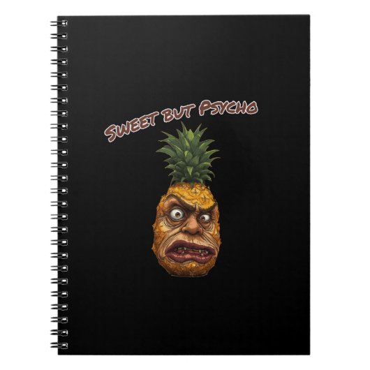 Carnet Ananas doux mais psychotique (Devant)