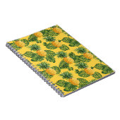 Carnet Ananas et feuille tropical sur l'or (Côté Droit)