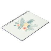 Carnet Ananas floral & Hawaiian (Côté gauche)