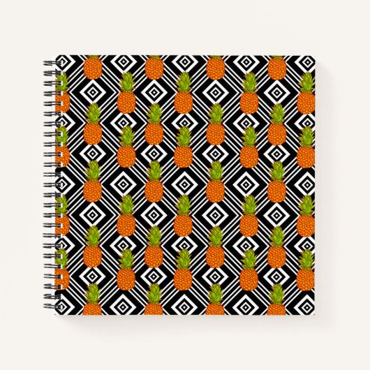 Carnet Ananas géométriques (Devant)