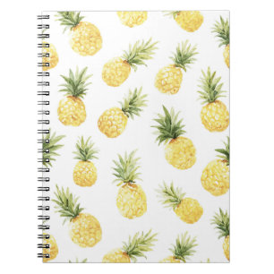 Carnet Ananas Jaunes Tropicaux