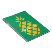 Carnet Ananas mignon moderne (Côté Droit)