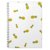Carnet Ananas mignon motif sans couture arrière - plan. V (Devant)