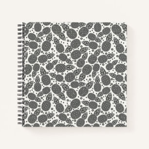 Carnet Ananas monochromes