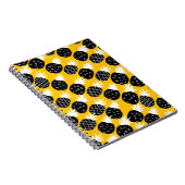 Carnet Ananas noir (Côté Droit)