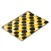 Carnet Ananas noir (Côté gauche)