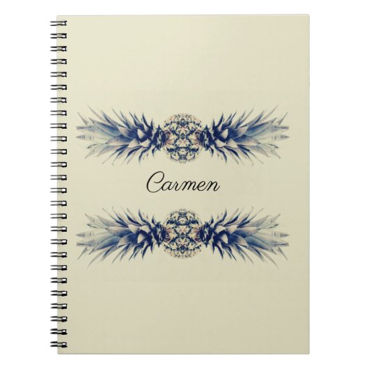 Carnet Ananas Rétrolook (Devant)