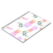 CARNET ANANAS ROSE ET ORANGE (Côté gauche)