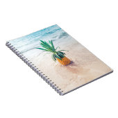 Carnet Ananas sur la plage le matin (Côté Droit)