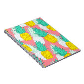 Carnet Ananas Tropical : Rouge Cartoon Chic. (Côté Droit)