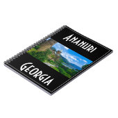 Carnet Ananuri Georgia Caucuses Montagnes Château Nature (Côté gauche)