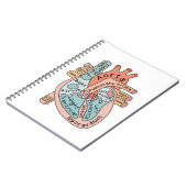 Carnet Anatomie Cardiaque Infirmière Praticien Café (Côté gauche)