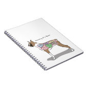 Carnet Anatomie des cadeaux d'un chien de boxeur (Côté Droit)