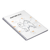 Carnet Anatomie D'Un Chien Samoyé Drôle Chien Amusant Don (Côté Droit)