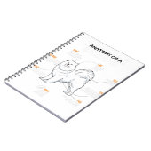 Carnet Anatomie D'Un Chien Samoyé Drôle Chien Amusant Don (Côté gauche)