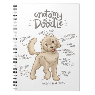 Carnet Anatomie d'un Doodle Dog