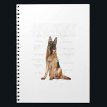 Carnet Anatomy Of A German Shepherd Funny Cute Dog Mom Da<br><div class="desc">Anatomy Of A German Shepherd Funny Cute Dog Mom Dad</div>