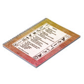 Carnet Ancèse (Côté gauche)