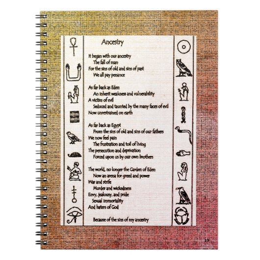 Carnet Ancèse (Devant)