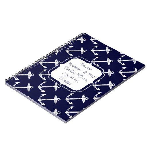Carnet Anchor Pattern (Côté gauche)