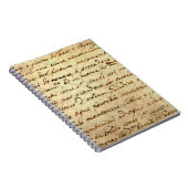 Carnet Ancien manuscrit du 1700 siècle écrit à l'encre (Côté Droit)