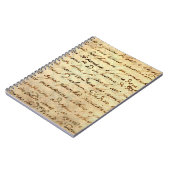 Carnet Ancien manuscrit du 1700 siècle écrit à l'encre (Côté gauche)
