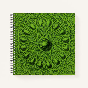 Carnet ancien motif moyen-oriental