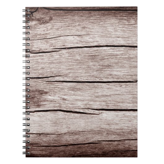 Carnet Ancien parquet avec fissures, Vieux bois texture (Devant)