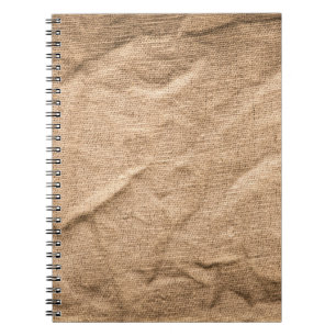 Carnet Ancien tissu brun : arrière - plan texturé.