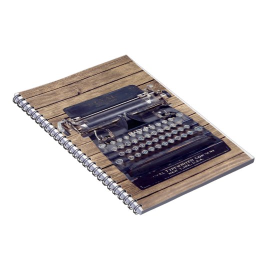 Carnet Ancienne machine à écrire (Côté Droit)