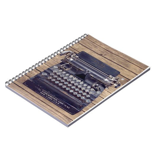 Carnet Ancienne machine à écrire (Côté gauche)