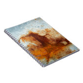 Carnet Ancienne plaque d'acier rouillé, ancienne texture  (Côté Droit)