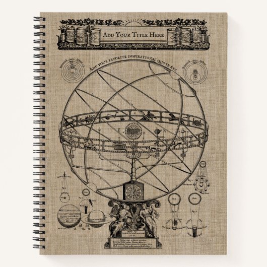 Carnet Ancienne sphère d'armement Astrolabe sphérique (Devant)