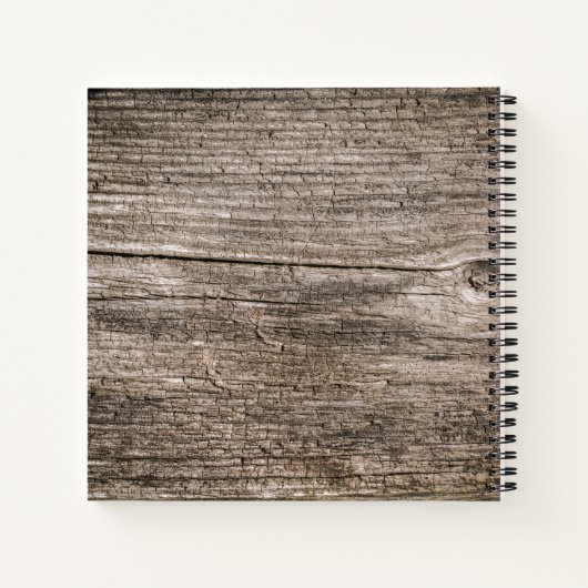 Carnet Anciennes planches en bois (Dos)