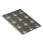 Carnet Ancient Fantasy Key with Magical Light – Radiant E (Côté Droit)